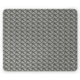 thumbnail image 1 of Abstract Mouse Pad, Slanted Art Deco Inspired Pattern of Striped Leafy in Monochrome Style, Rectangle Non-Slip Rubber Mousepad, Dark Grey White, by Ambesonne, 1 of 2
