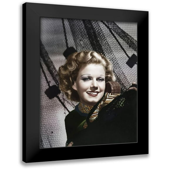 Hollywood Photo Archive 12x14 Black Modern Framed Museum Art Print Titled - Jean Harlow