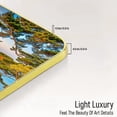 thumbnail image 3 of 12x8 In Framed Coast Wall Art Decor with Black Frame and Decorative Beach Pictures Print For Tea Room, Modern Home Decor, Crystal Porcelain Painting Wall Decor, 3 of 8
