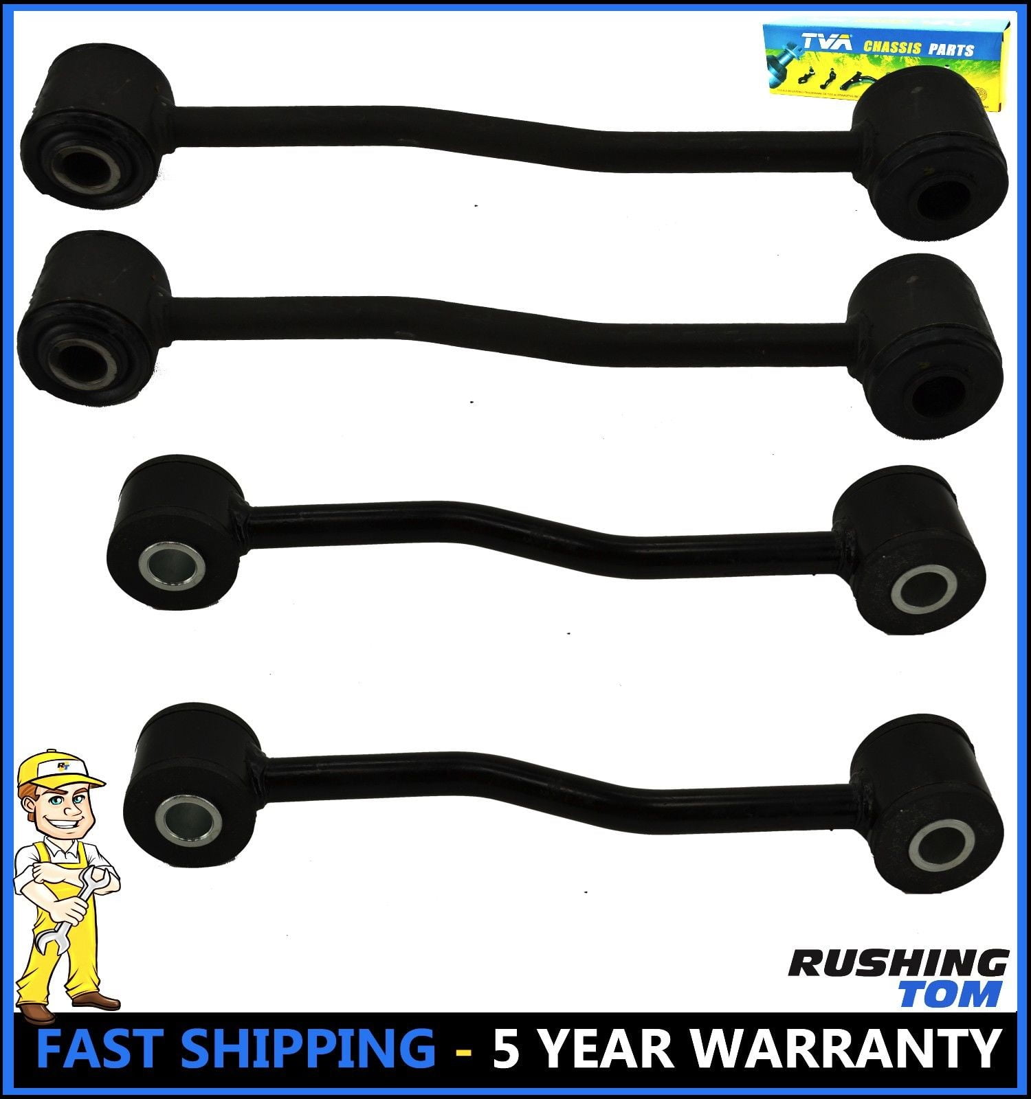 4Pc Front & Rear Sway Bar Link for 19992004 Jeep Grand Cherokee 4WD