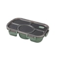 thumbnail image 2 of Matsuzay Fiambrera de acero inoxidable PP PS, contenedores de almacenamiento de alimentos para Picnic, cajas de horno microondas Bento con tapa sellada cartulina Verde, 2 of 6
