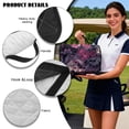 thumbnail image 6 of SEANATIVE Universal Golf Cart Seat Covers Towel Blanket, Portable UV Resistant Club Car Accessories with 4 Storage Pockets, Compatible with 2-Person Golf Carts, Skull Rose Butterfly Pattern, 6 of 7