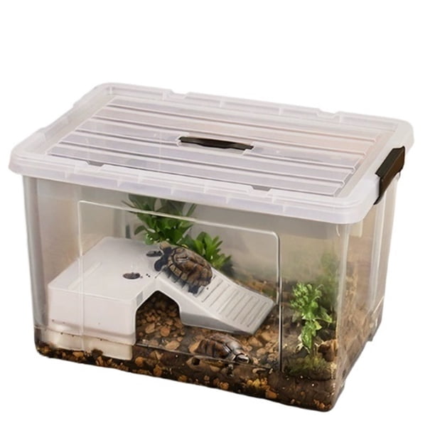 Caja de rotación de tortugas, tanque de alimentación for tortugas, mesa de secado al sol, cubierta de cinta transparente