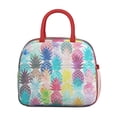thumbnail image 2 of Lunch Bag Lunch Box for Women Reusable Insulated Lunch Bags,Water-Resistant Pineapple Pattern Cooler Lunch Tote Bag, Large Capacity for Work Travel Picnic, 2 of 6