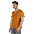 thumbnail image 2 of Inkmeso T-Shirt de Base à Col en V pour Homme, Manches Courtes, Uni, Coupe Régulière, en Coton, 2 of 7