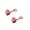 C004- Red, variant on Sensory Squeeze Toys, Clicking Squeeze Toys, Adult Fidgets for Relaxation and Stress, Keychain Squeeze, 2 Pack 1X1 Inch Orange Star Chain Attached Keyboard Squeeze Clicker Key Cap