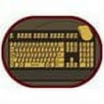thumbnail image 2 of Joy Carpets Kid Essentials Keyboard Connection 54" x 78" Oval Indoor Area Rug in Color Brown, 2 of 2