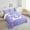 Purple, variant on Erosebridal Blue Bowknot Bedding Twin Comforter Set, Initial Letter E Down Comforter, Cartoon Monogrammed Reversible Comforters & Duvets, Breathable Bedroom Decorative, 2pcs