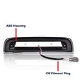 thumbnail image 5 of 3rd Brake Light I Type Led Bar High Mount Stop Light Rear Tail Cargo Lamps Clear Lens Chrome Housing Fit for 2014-2018 Chevy Silverado, 5 of 9