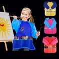 thumbnail image 4 of BAETEUY Kids Waterproof Art Apron with Long Sleeves Mess-Free User-friendly Versatile Painting Smock for Children, 4 of 8