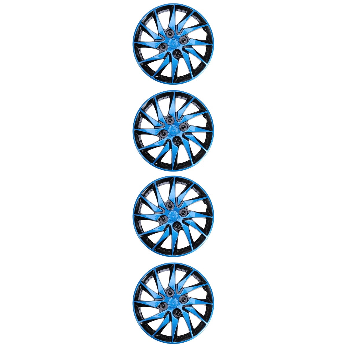 WORGEOUS 4 pcs  Performance Wheel Cover 14 inch Plastic Hub Wheel Caps Replacements