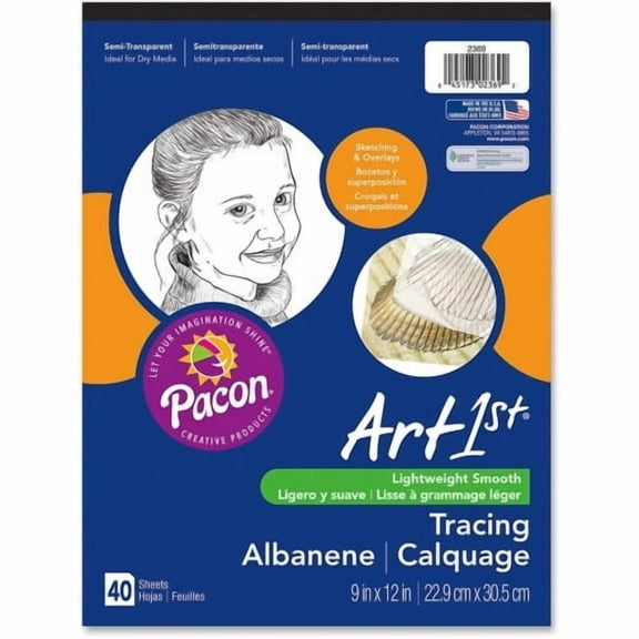 Pacon PAC2369-6 Pacon Tracing Pads, 9 x 12 in. - 6 Each