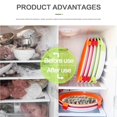 thumbnail image 4 of serony Round Food Preservation Tray Reusable Stackable Food Container Food Sealed Tray, 4 of 7