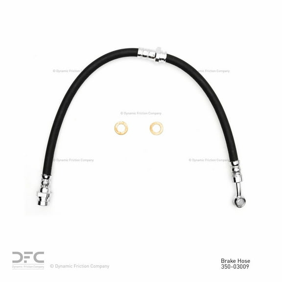 Front Left Dynamic Friction Company Brake Line Hose 350-03009 For 2001-2006 Hyundai Santa Fe