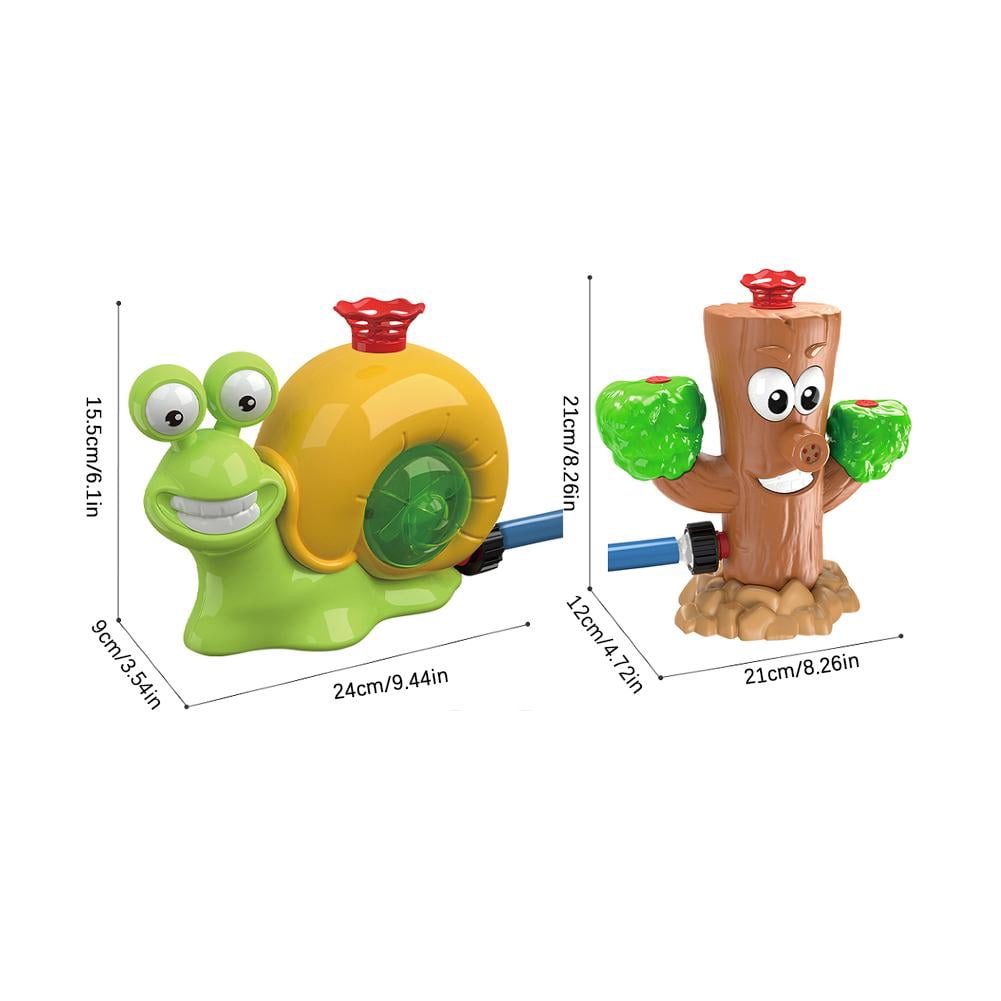 Water Sprinkler, Outdoor Water Spray Toy with Baseball Game Play, Garden Hose Splash Toy for Backyard Summer Fun