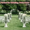 thumbnail image 3 of 1PC Artificial Flowers Silk Violet Wall Hanging Wedding Scene Decor Home Potting Outdoor Garden Party Festival diy gifts Hotsale, 3 of 10