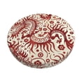 thumbnail image 2 of Xecao's Dragons1 Print Stool Covers offer stylish, washable protection for PU round bar stools, perfect for home or commercial use., 2 of 7