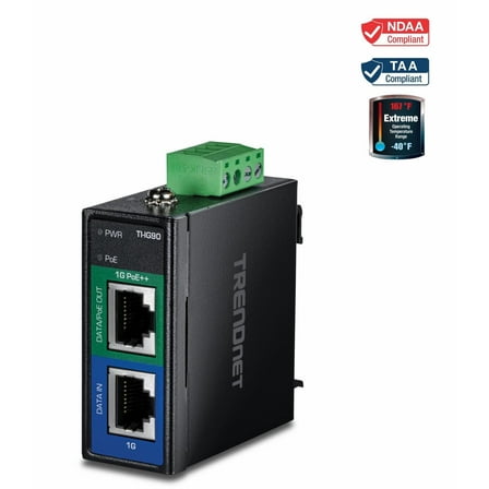 TRENDnet TI-IG90 95W Gigabit PoE   Injector