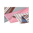 thumbnail image 4 of INSPIRE CHIC Women's Stripe Print Square Scarves Head Scarf Kerchief Pink, 4 of 5