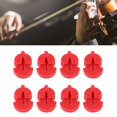thumbnail image 1 of 8Pcs Single Hole Violin Mute Rubber Practice Mute  Musical Accessory Parts For Lower The Volume Of The Instrument, 1 of 8