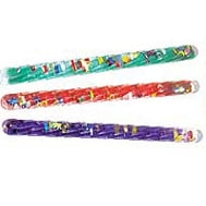 Six Pack ! Mini Spiral Glitter Wands