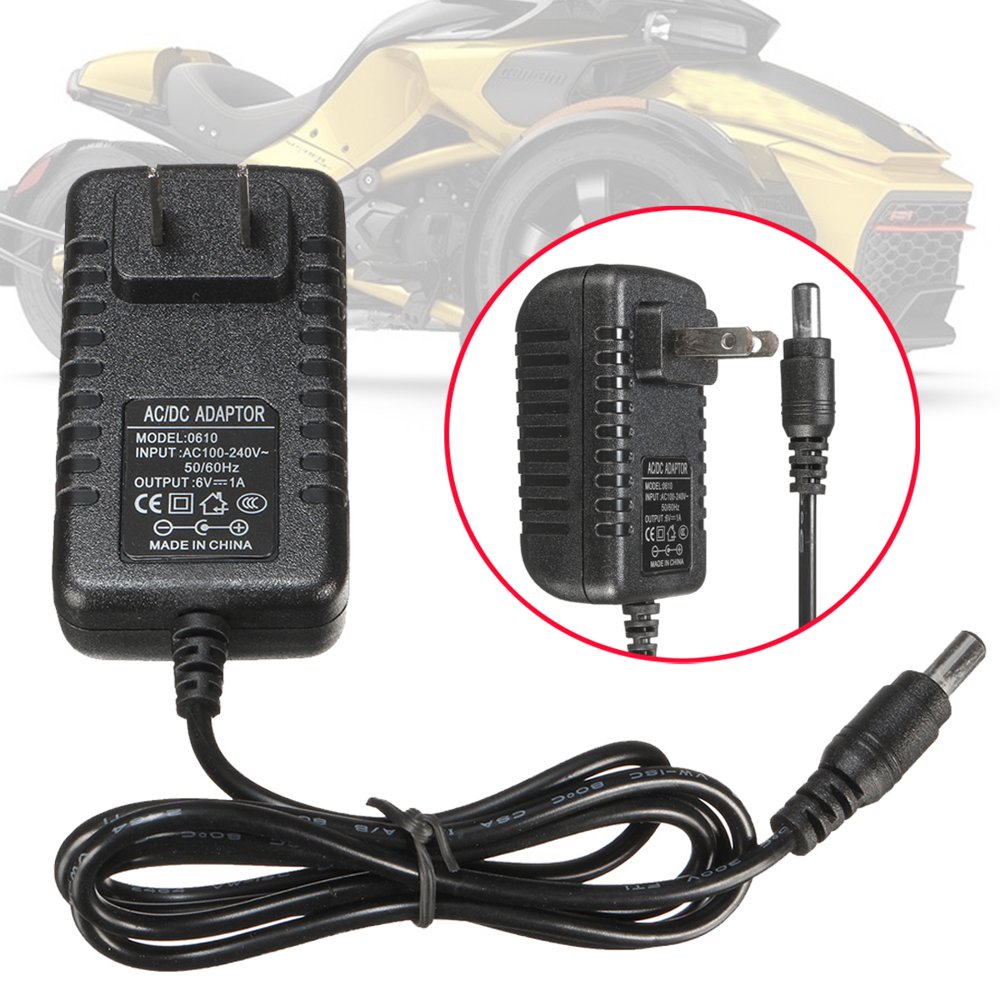 AC 12V/6V 1A Battery Charger Adapter For Kids ATV Quad Ride On Cars