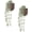 Brown, variant on PETGLE 2 Pack Wall Planter Vase with Hanging Fake Plants for Bathroom Decor | Eucalyptus Wall Plants, Boho Farmhouse Wood Wall Art Decor for Living Room Bedroom Kitchen Home Office, 2 Ways to Hang