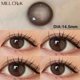 thumbnail image 1 of Lentillas de colores para ojos, lentes cosméticas para miopía con dioptrías de grado, Multicolor, gris, marrón, pupilas naturales, lentillas anuales, 1 of 2