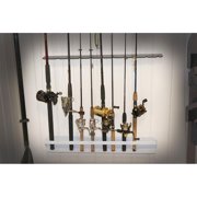 Viking Solutions VFR002 11 Rod Wall Mounted Powder Coat Steel Fishing Rod Rack