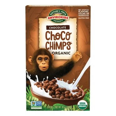 EnviroKidz Organic Breakfast Cereal, Choco Chimps, 10 oz Box
