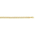 thumbnail image 2 of Jewelstop 10K Yellow Gold Shiny Round Chain Bracelet, Lobster Clasp - 7 inches, 1.4gr., 2 of 6