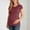Tops-383Wine, variant on Gamivast Maternity Shirts for Women Scoop Neck Empire Waist Pleated Fit Tops Soft Stretchy Comfortable Short Sleeve Blouse Pregnancy Casual Daily outfits