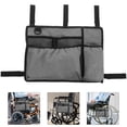 thumbnail image 1 of VERDANVERSE Sac de Rangement Résistant à l'Usure Gris pour Fauteuil Roulant avec Multiples Poches, 1 of 8