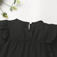 thumbnail image 7 of IBTOM CASTLE Toddler Kids Girls Mexican Dress Long Sleeve Floral Embroidery Dress Cinco de Mayo Fiesta Birthday Party Dresses 2-3 Years Black, 7 of 7