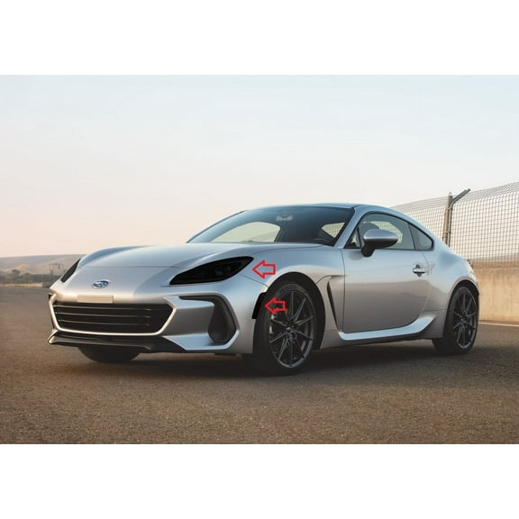 BlingLights Brand Tinted Protective Headlight Film Covers for 2013-2021 Subaru BRZ