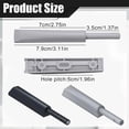 thumbnail image 3 of Push to Open Cabinet Latch, Push to Open Cabinet Hardware,No Handle Soft Close Drawer Opener, Furniture Push Latch for Kitchen Cabinets, Wardrobes, Closets, Cabinet Hardware, 3 of 8