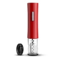 thumbnail image 2 of Botellas de botellas de botellas de vino eléctrico de metal de acero inoxidable Botellas selladas CORK FOIL SLICER BAR HOOL HERRAMIENTA DE COCINA DE COCINA DE COCINOS ACCESORIOS ROJO Eigraketly HA009717-02, 2 of 6
