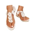 thumbnail image 2 of Women Floral Toe Post Beach Sandals, Casual Summer Walking Slides,US:8.5, 2 of 8