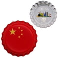 thumbnail image 5 of 2022 Chad 6 Gram World Landmarks - China Bottle Cap Proof Silver Coin .999 Fine (in Cap), 5 of 5