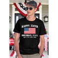 thumbnail image 4 of 250th Anniversary USA Shirts For Men American Flag T-Shirt 4th Of July Shirt 250 Years Birthday Patriotic Tops, 4 of 5