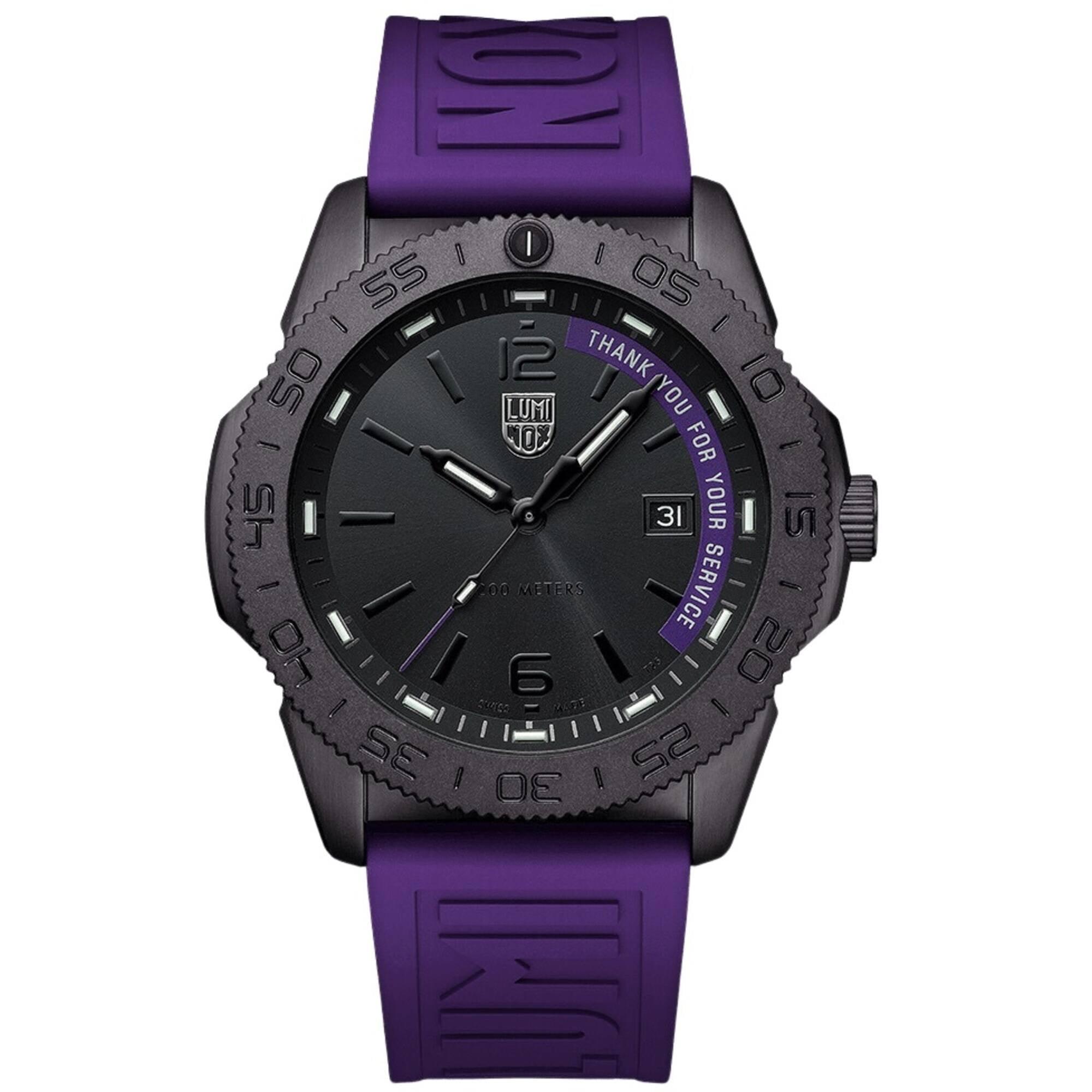 Luminox P-38 Lightning Steel Chronograph Black Dial Quartz