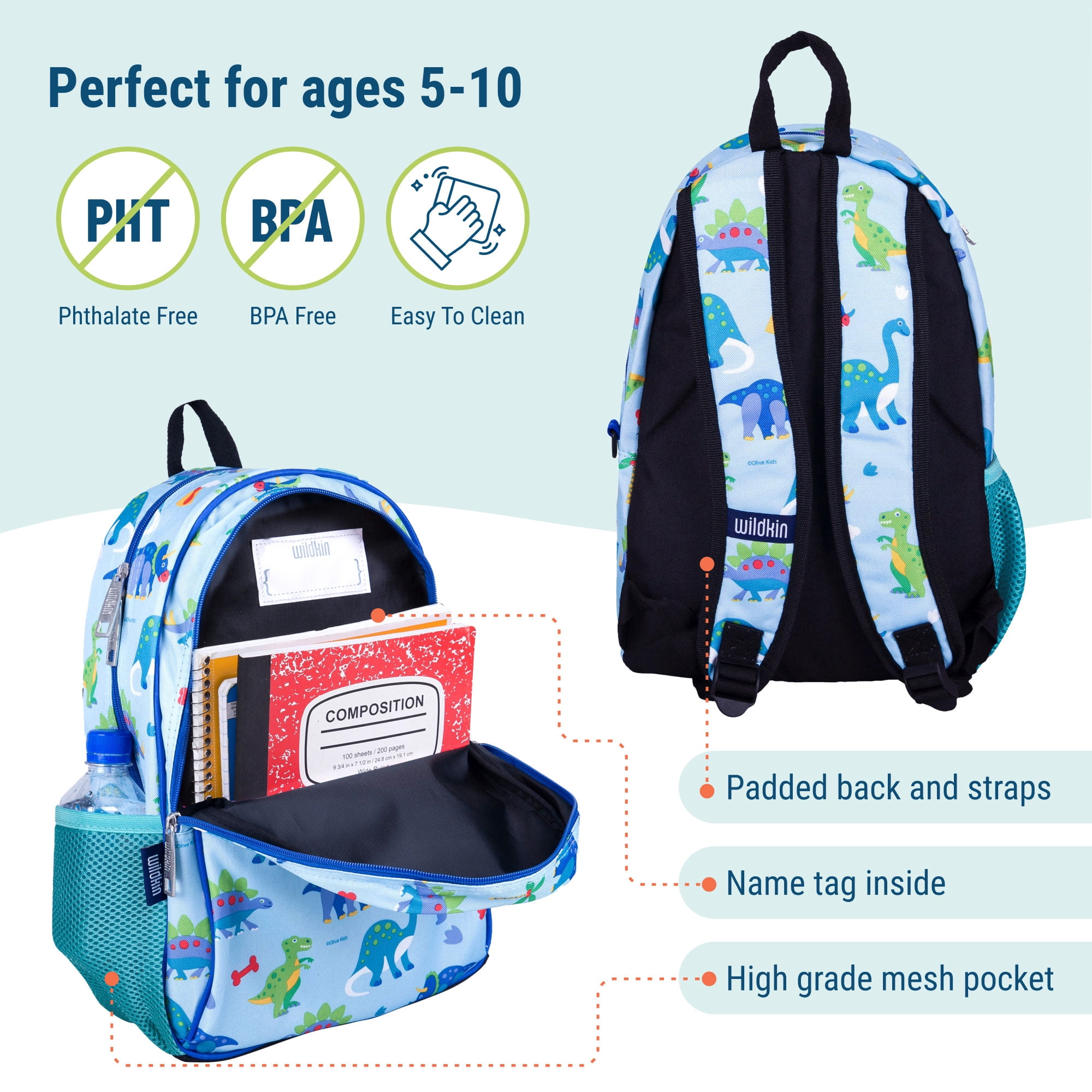 Olive Kids Dinosaur Land Sidekick Backpack