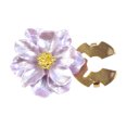 thumbnail image 1 of Button Cuff Pearly Luster Gardenia Flower Shape Easy Installation Button Cover Decorative Shirt Cufflink Cover Cuff Accessories, 1 of 8