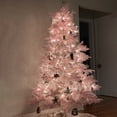 thumbnail image 6 of Northlight 100-Count Clear Mini Christmas Light Set - 20.25' Pink Wire, 6 of 6