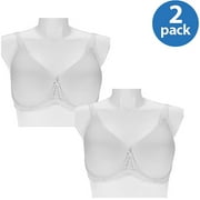 Dream Fit Women's Lace Full Coverage Bra, 2-Pack