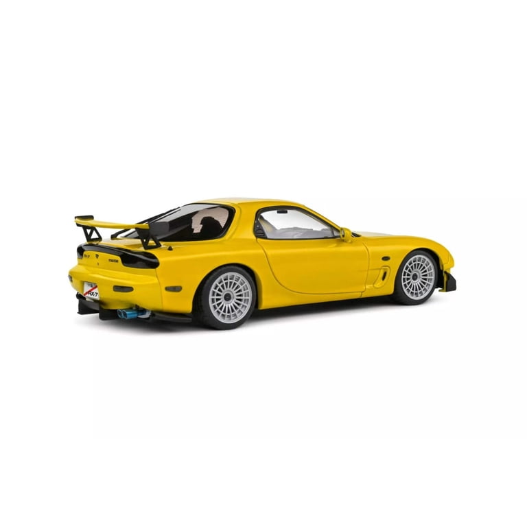 Solido Mazda RX7 Type RS FD3S ミニカー Solido 1:18 Scale Mazda RX7 FD3RS Streetfighters Yellow Diecast