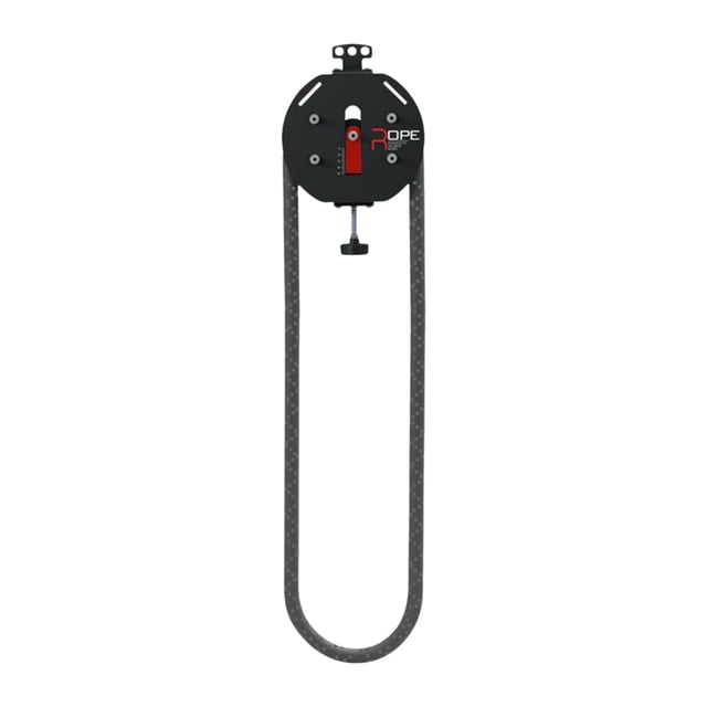 Máquina de dominadas con cuerda, máquina de polea de fitness para entrenamiento de la parte superior del cuerpo, gimnasio Negro Rojo