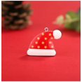 thumbnail image 1 of Resina navideña con anillo colgante, colgante pequeño, accesorios DIY, decoraciones para árboles de Navidad, adornos colgantes pequeños, 1 of 4