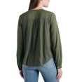 thumbnail image 2 of Lucky Brand Women's Button-Up Shirt Green Size Large, 2 of 3