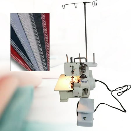 Fichiouy FN2-4D Four-Thread Domestic Overlocker Serger Sewing Machine with Foot Controller 80W